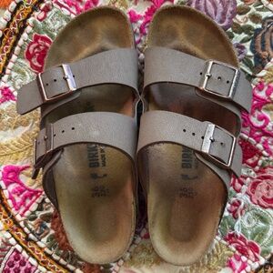 Birkenstocks Arizona Birkibuc - Mocha EU 36, US 5-5.5 Narrow